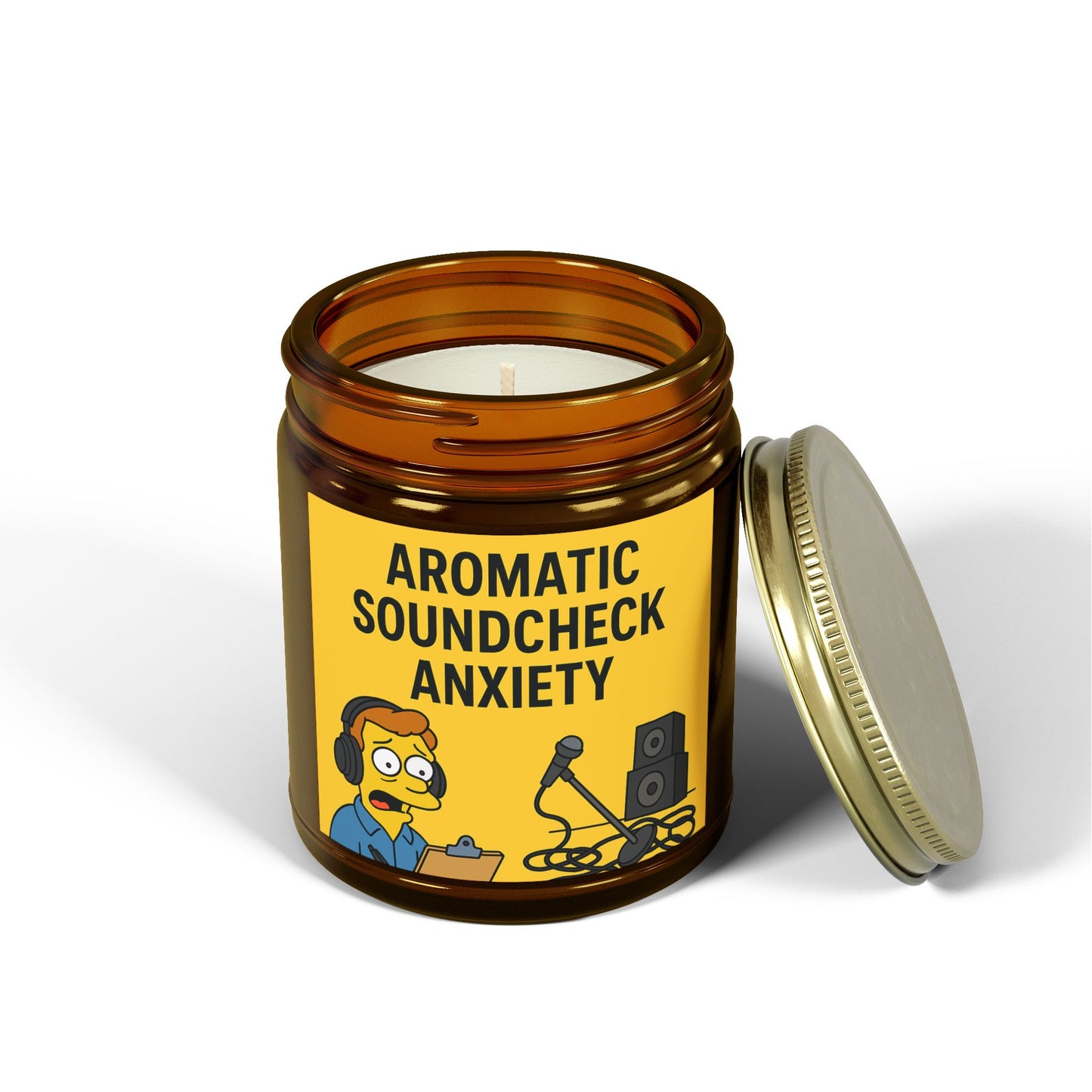 “Aromatic Soundcheck Anxiety” – Scented Candle