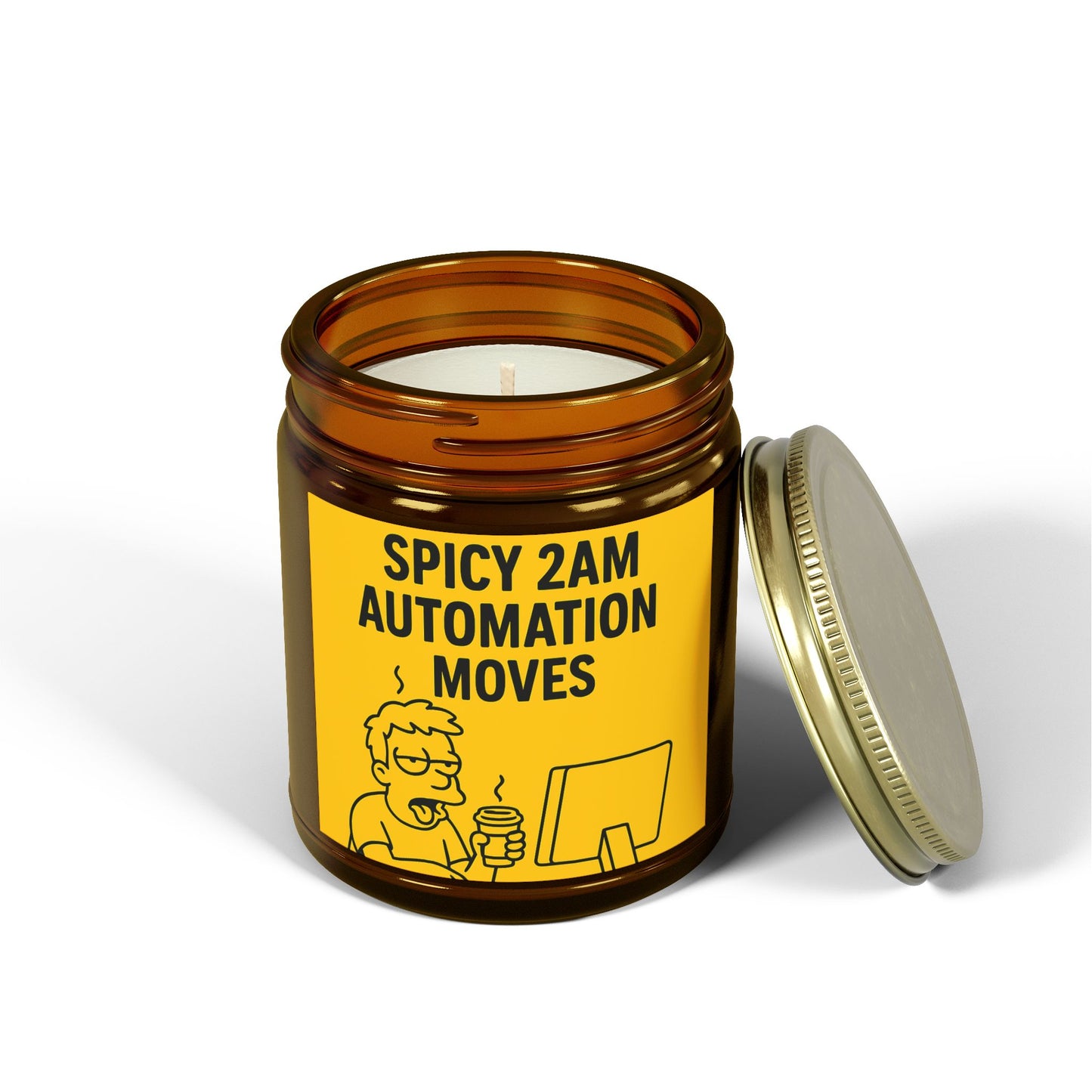 “Spicy 2AM Automation Moves” – Scented Candle