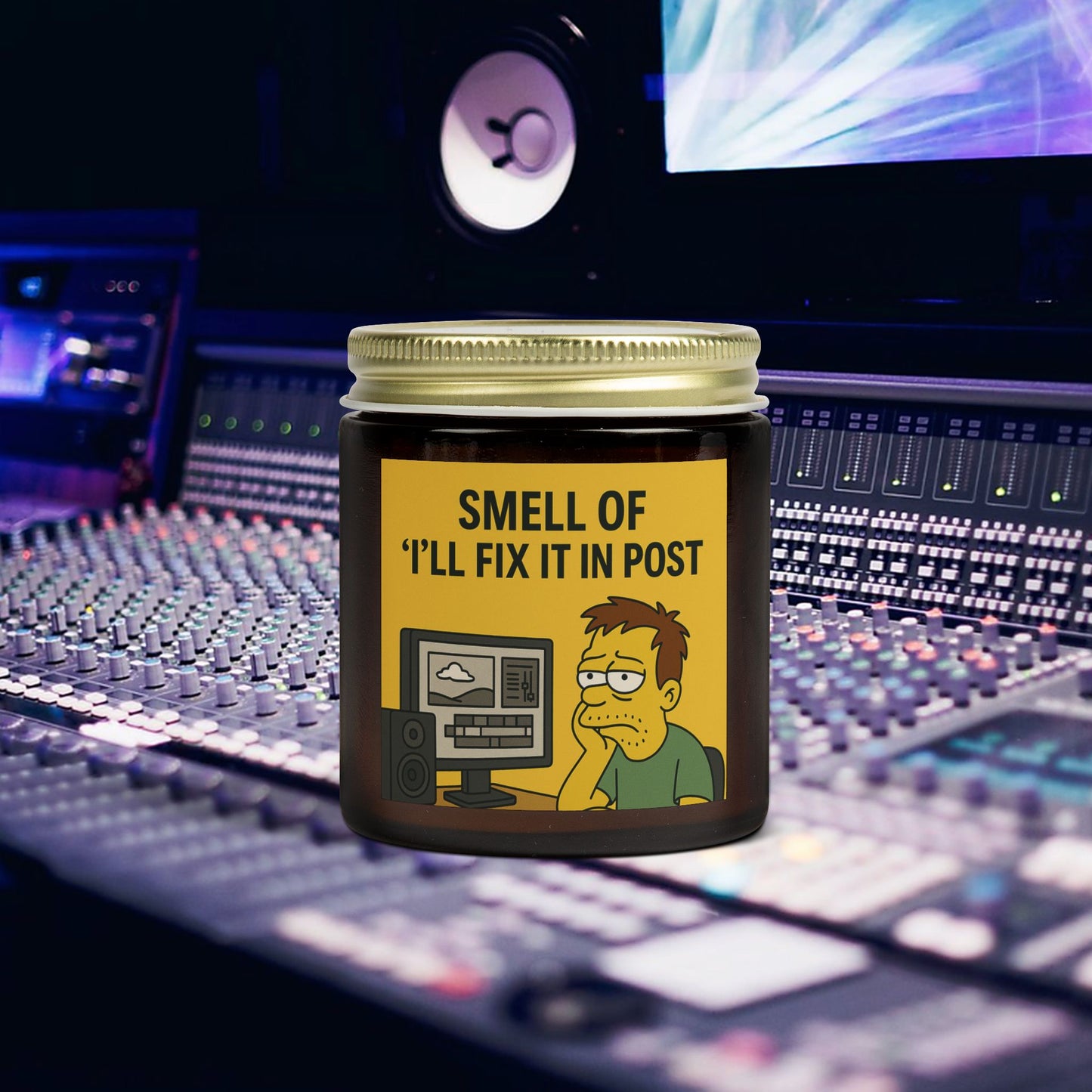 “Smell of ‘I’ll Fix It in Post’” – Scented Candle