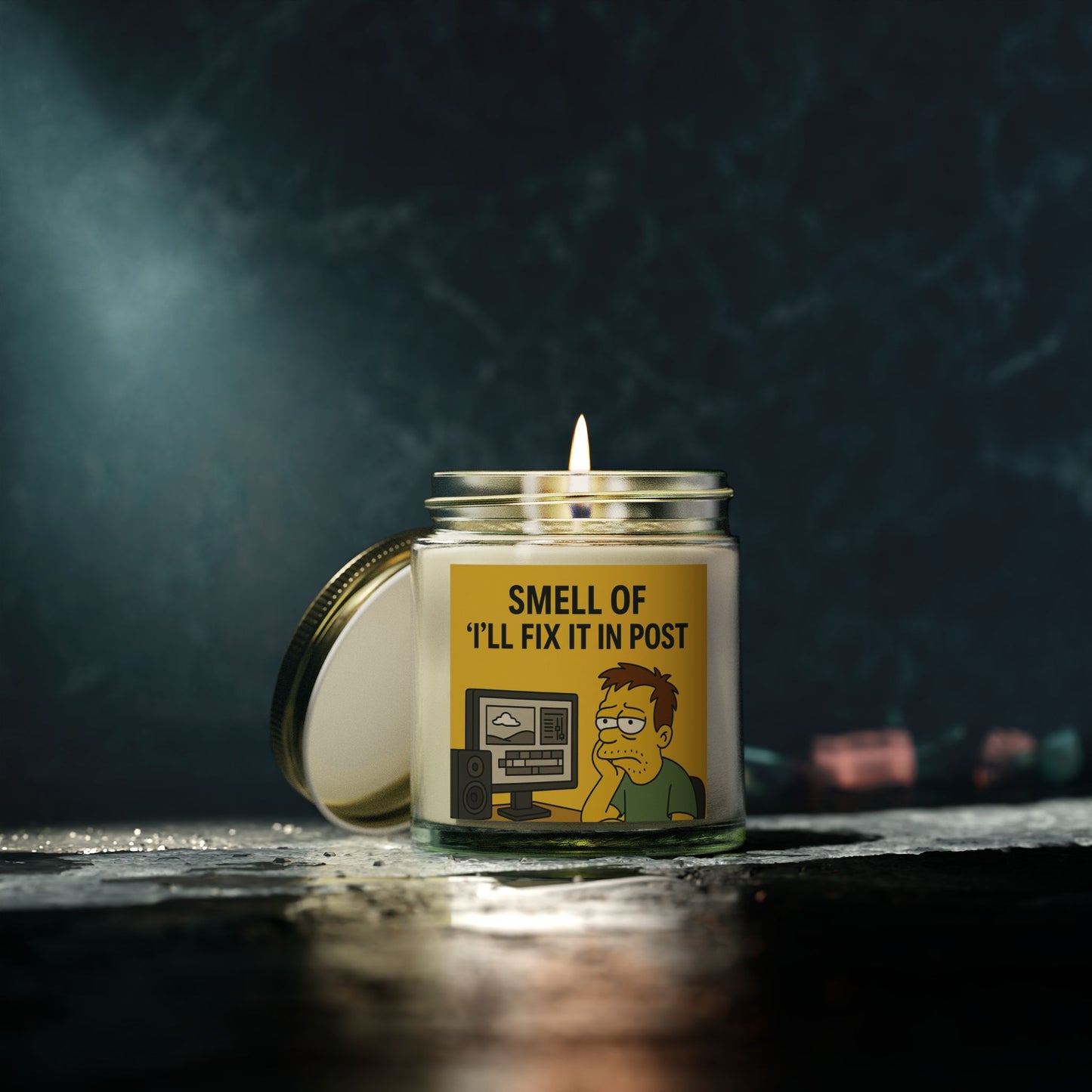 “Smell of ‘I’ll Fix It in Post’” – Scented Candle