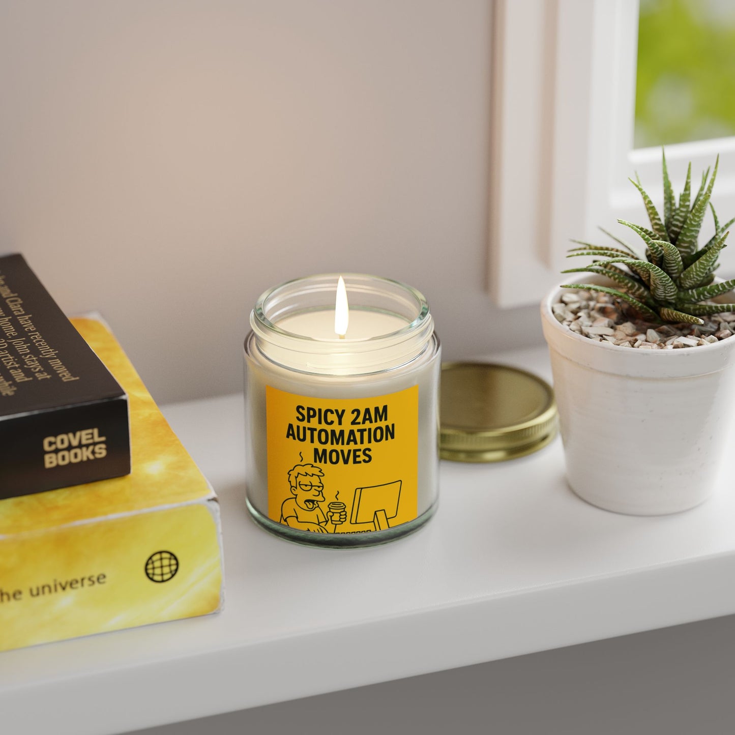“Spicy 2AM Automation Moves” – Scented Candle