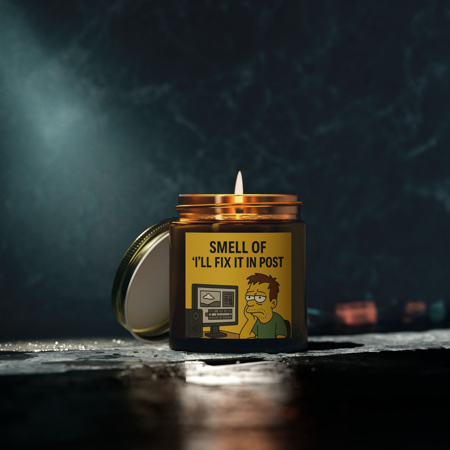 “Smell of ‘I’ll Fix It in Post’” – Scented Candle