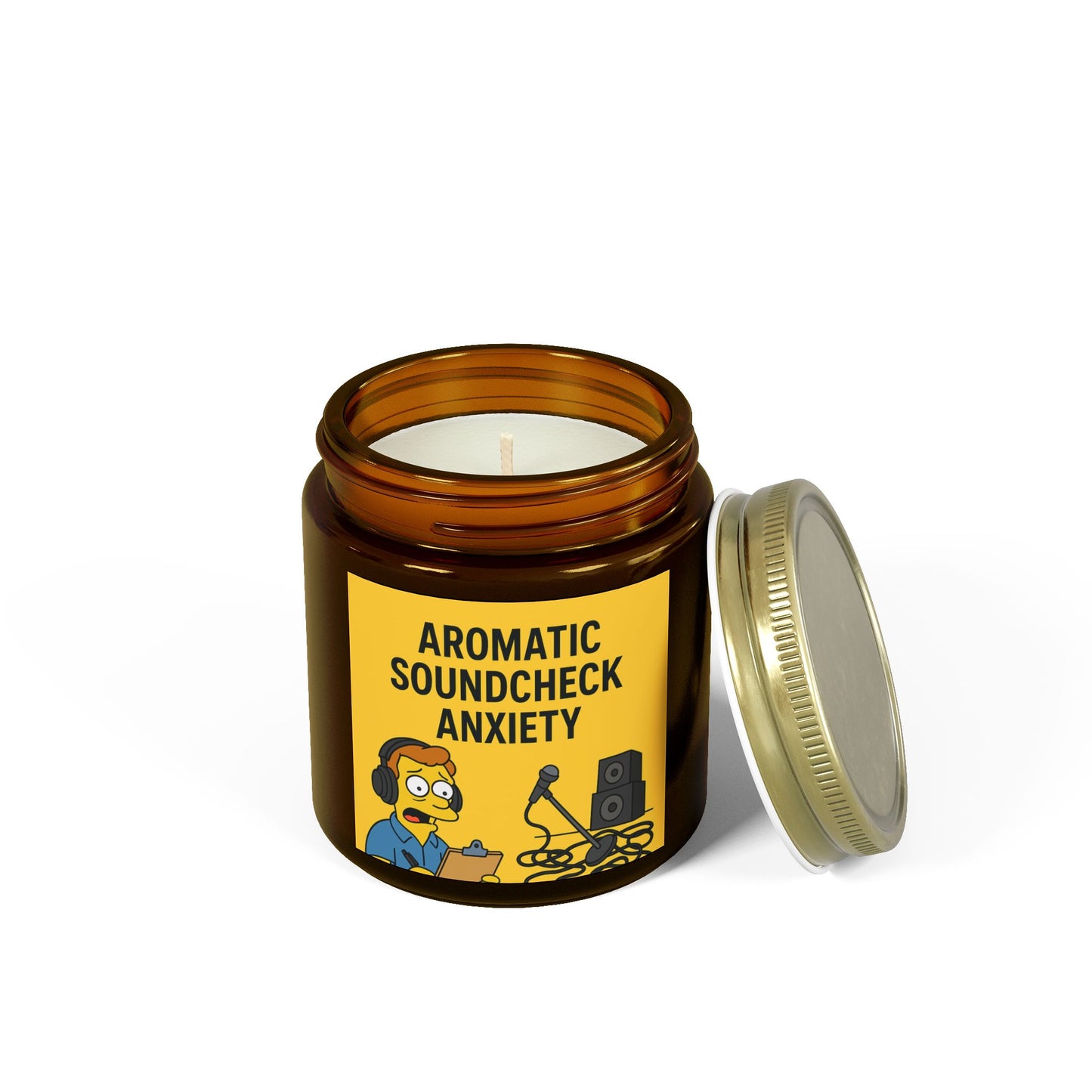 “Aromatic Soundcheck Anxiety” – Scented Candle