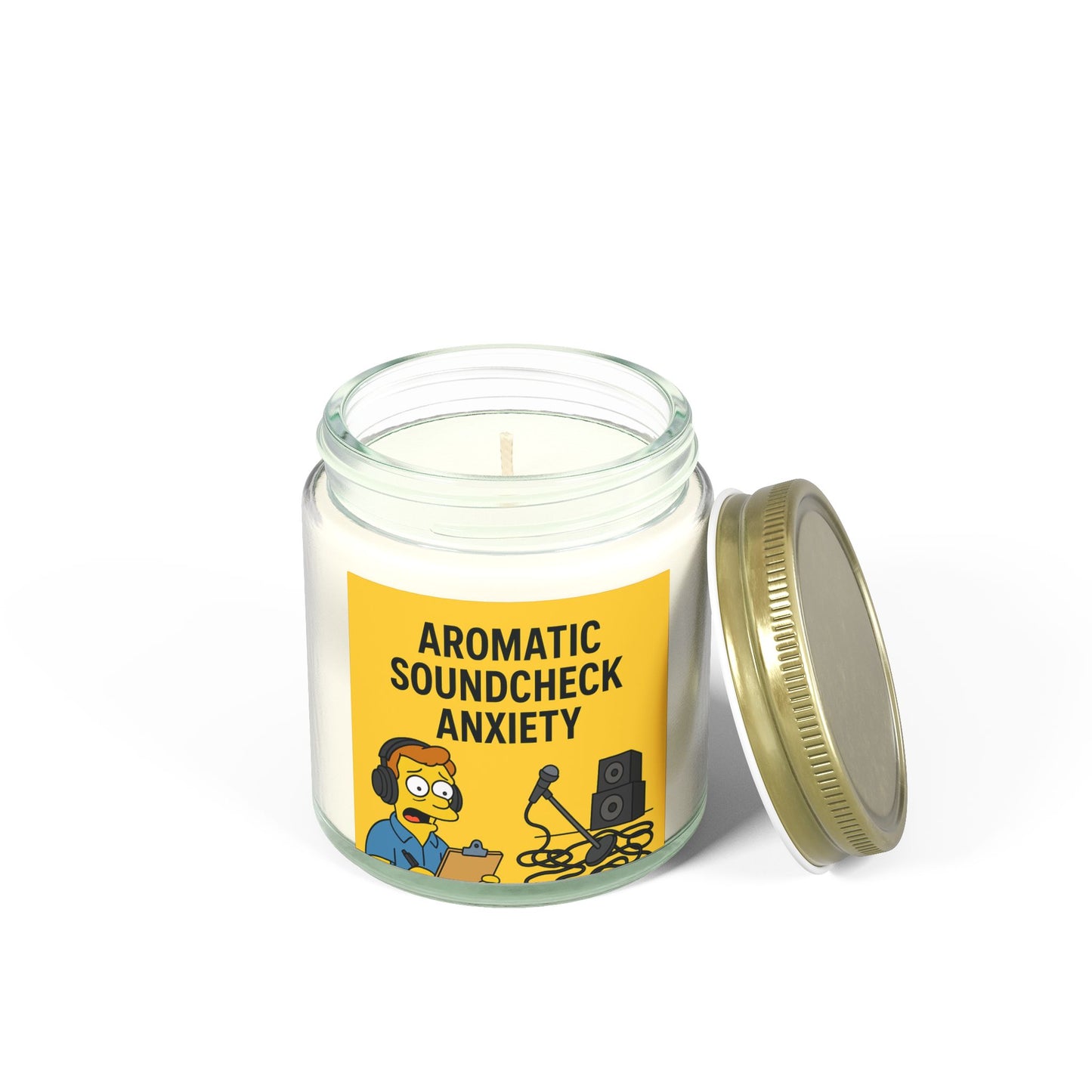“Aromatic Soundcheck Anxiety” – Scented Candle