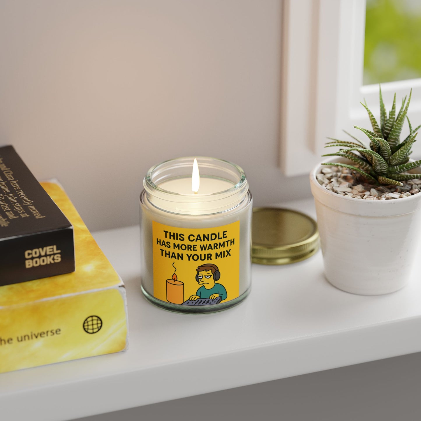 “This Candle Has More Warmth Than Your Mix” – Scented Candle