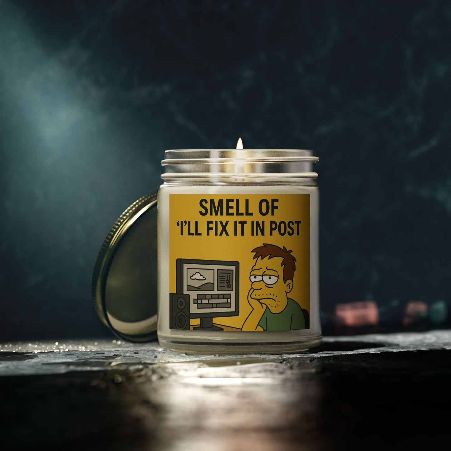 “Smell of ‘I’ll Fix It in Post’” – Scented Candle